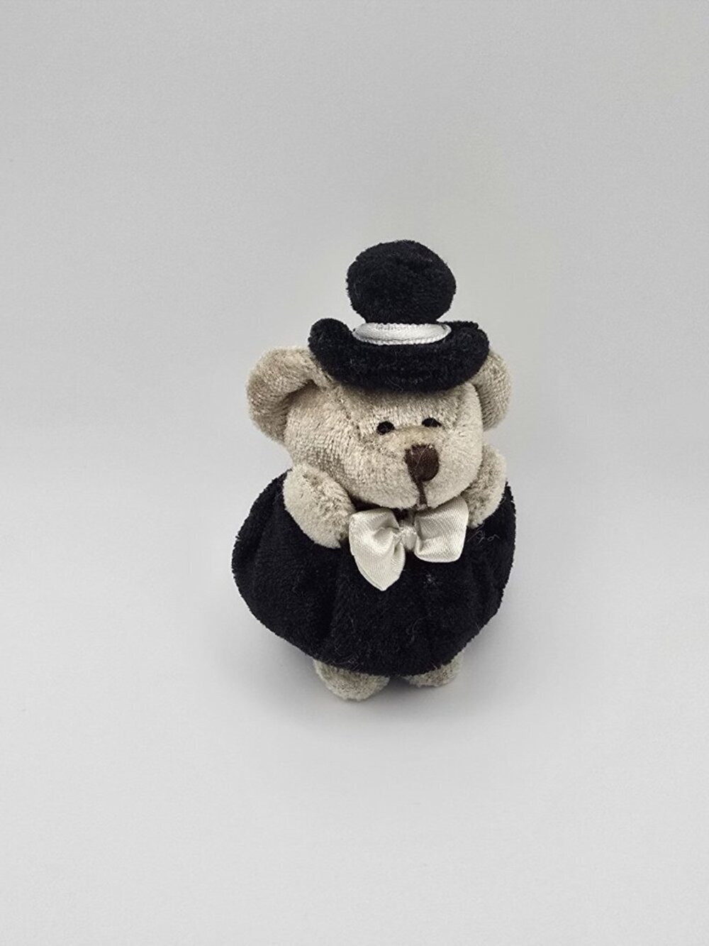 Russ Berrie Miniature Groom Bear 3" Vintage Plush Toy